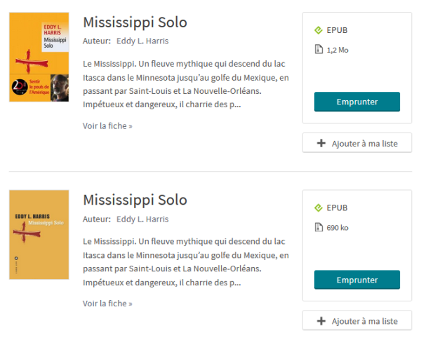 Romans "Mississippi Solo" en version numérique